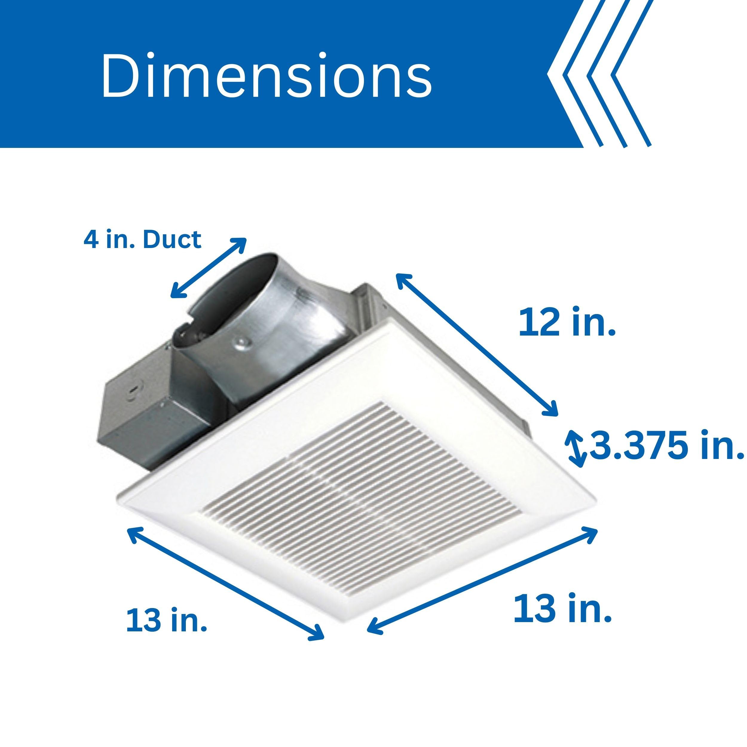 Panasonic FV-0510VS1 WhisperValue DC Energy-Saving Bathroom Ventilation ...