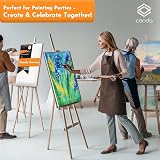 Conda 20x25cm 8x10in Canvas Boards Pack of 12 Acid Free Ready to Paint view 6