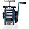 SIMOND STORE Rolling Mill Machine, 3 Inch (76 mm), 7 Rollers Combination Manual Rolling Mill for Jewelry Making, Tabletting Jewelry Tool for Metal Sheet and Wire