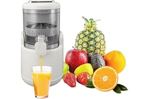 Electric Citrus Juicer, Rechargeable Juicer Machine with USB Cable and Cleaning Brush, Electric Lemon Squeezer for Orange Lem