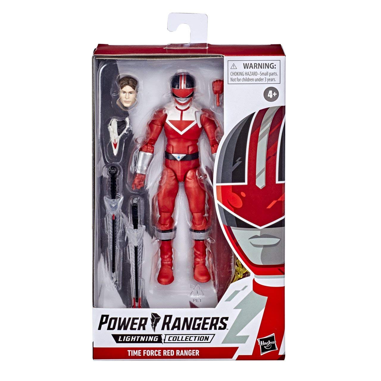 Power Rangers Lightning Collection Time Force Red Ranger 6-Inch Premium Collectible Action Figure Toy with Accessories