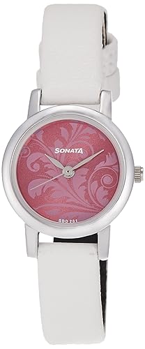 Analog Pink Dial Womens Watch -NK8976SL03W