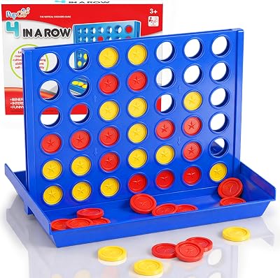Pup Go 4 in a Row Connect Board Game for Kids 3+ Family Fun