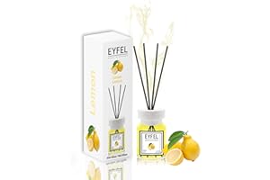 EYFEL EAU DE PARFUM EYFEL Reed Diffusers for Home – Lemon Reed Diffuser Set 4.05 fl oz Oil Diffuser Sticks, Bathroom Diffuser, Home Fragrances, Scented Sticks, Home Décor