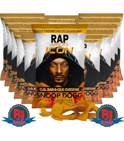 Amazon.com: Rap ` Snacks Potato Chips 5 oz (Curated by RJ Snacks