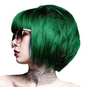 Crazy Color Semi Permanent Hair Dye 100ml Emerald Green 53
