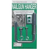 Toolhangers Unlimited Original Nail Gun Hanger (Green #40903)- Hook compatible with Hitachi/Metabo, Milwaukee Framing Nail Guns and Positive Placement Nailers
