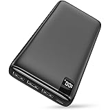 Power Bank 26800mAh Portable Charger, IXNINE High Capacity Phone Charger Compact External Battery Pack with LED Display and 4