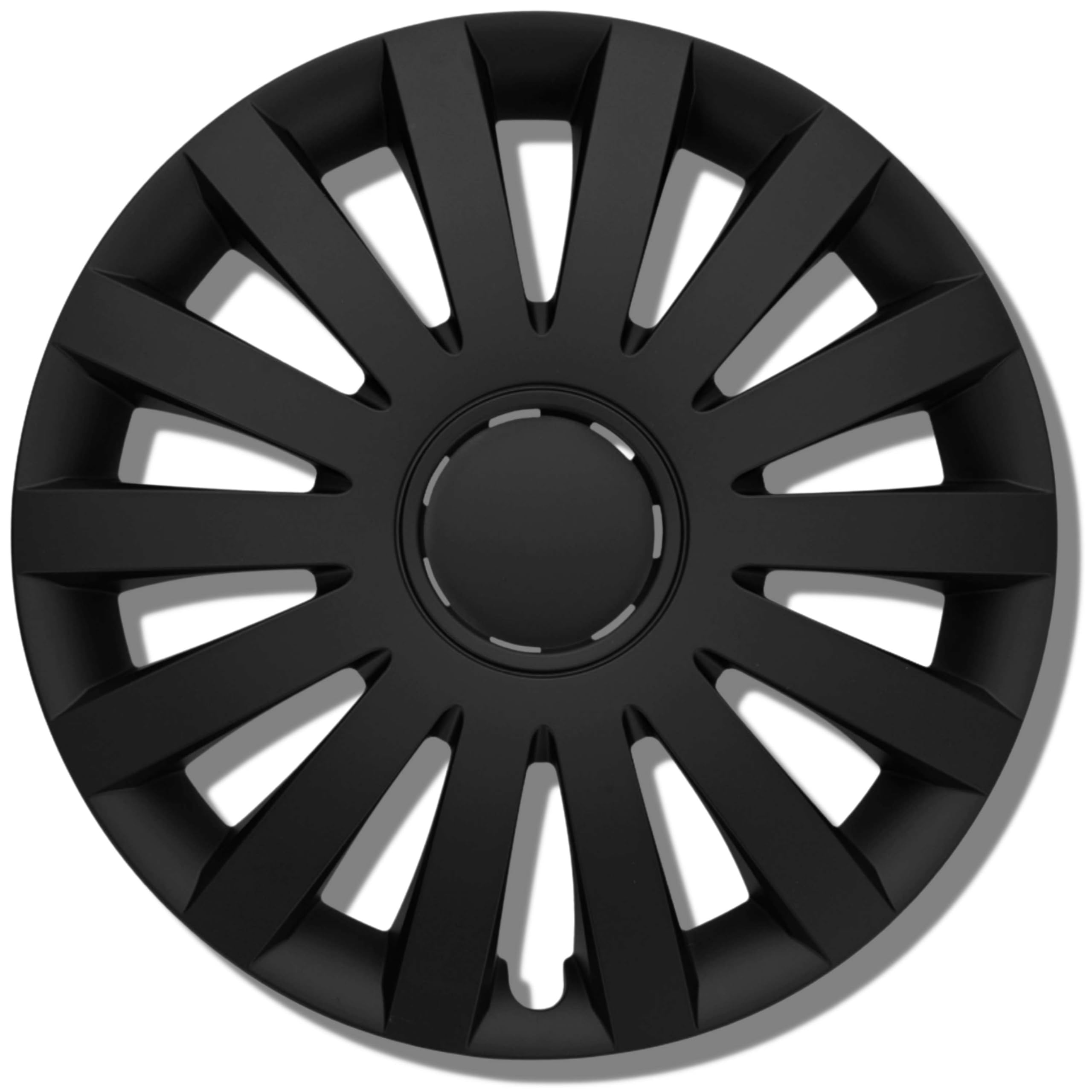 ALBRECHT automotive 09697 Car Wheel Trims Wind 17 " inches, 1 Set of 4 Units, Black