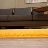 THE RUGS Living Room Rug Shaggy Soft 30 mm 60x110 cm Yellow view 7