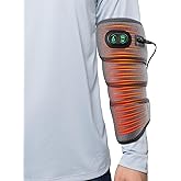 Elbow Heated Pad Wrap for Multiple Body Areas, FSA Eligible, Flexible Electric Heating Pads for Elbow Arm Wrist Ankle Leg Knee, Heated Brace Pad with 4 Heating Levels, 3 Timing Settings Blue