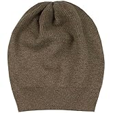 WaySoft 100% Cashmere Beanie for Women in a Gift Box, Oversized Women Beanie Hat