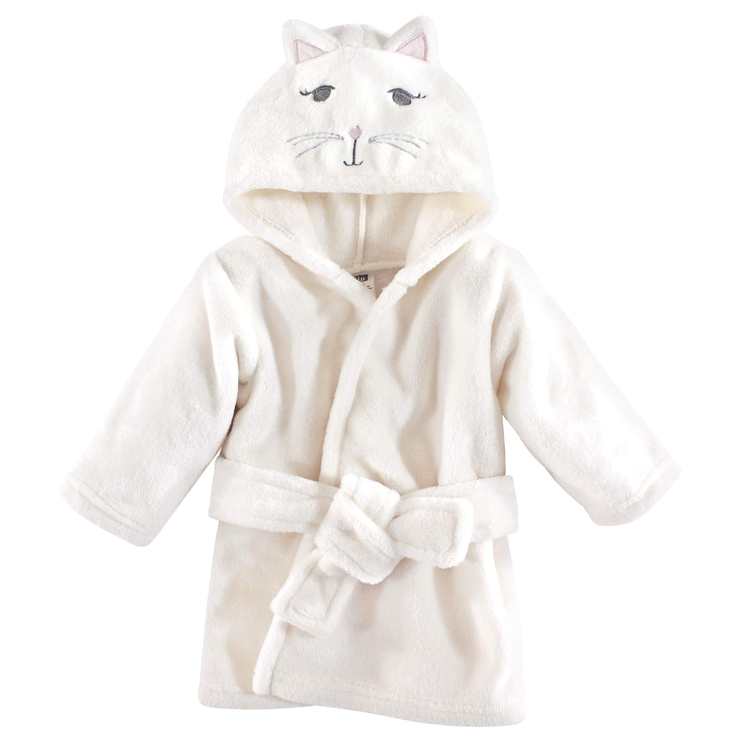 Hudson Baby Unisex Baby Plush Animal Face Robe, Blue Elephant, One Size, 0-9 Months: Baby