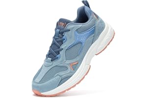 Kricely Men's Trail Running Shoes Non Slip Hiking Shoes Tennis Shoes Fashion Sneakers Workout Footwear