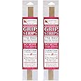 Guidelines4quilting Grip Strips to Slip-Proof Quilt Rulers & Templates, 11 7/8” Crystal Clear, Peel & Stick Strips, 6/Pkg (2-Pack)