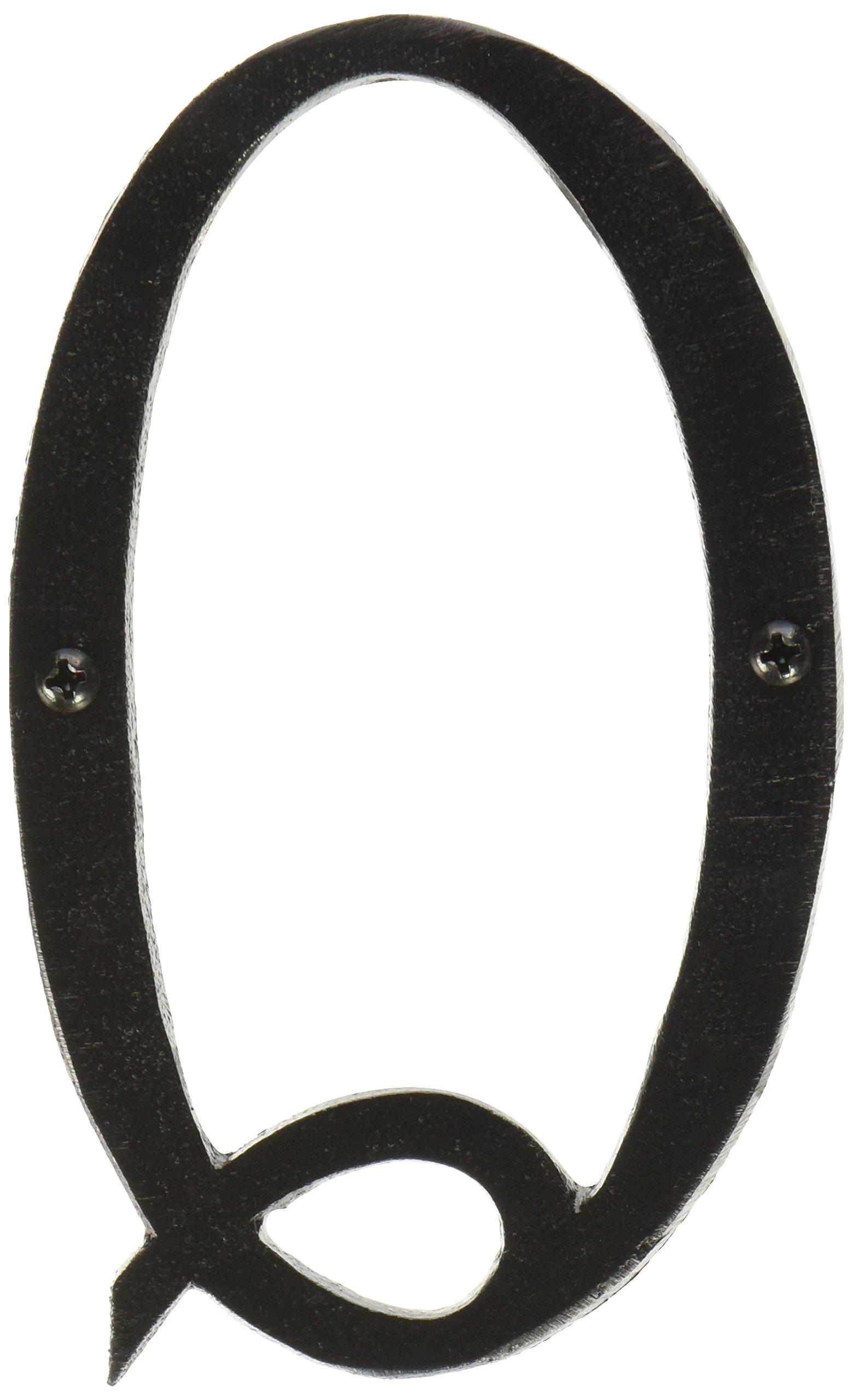 Montague Metal Products Large Script House Number, O