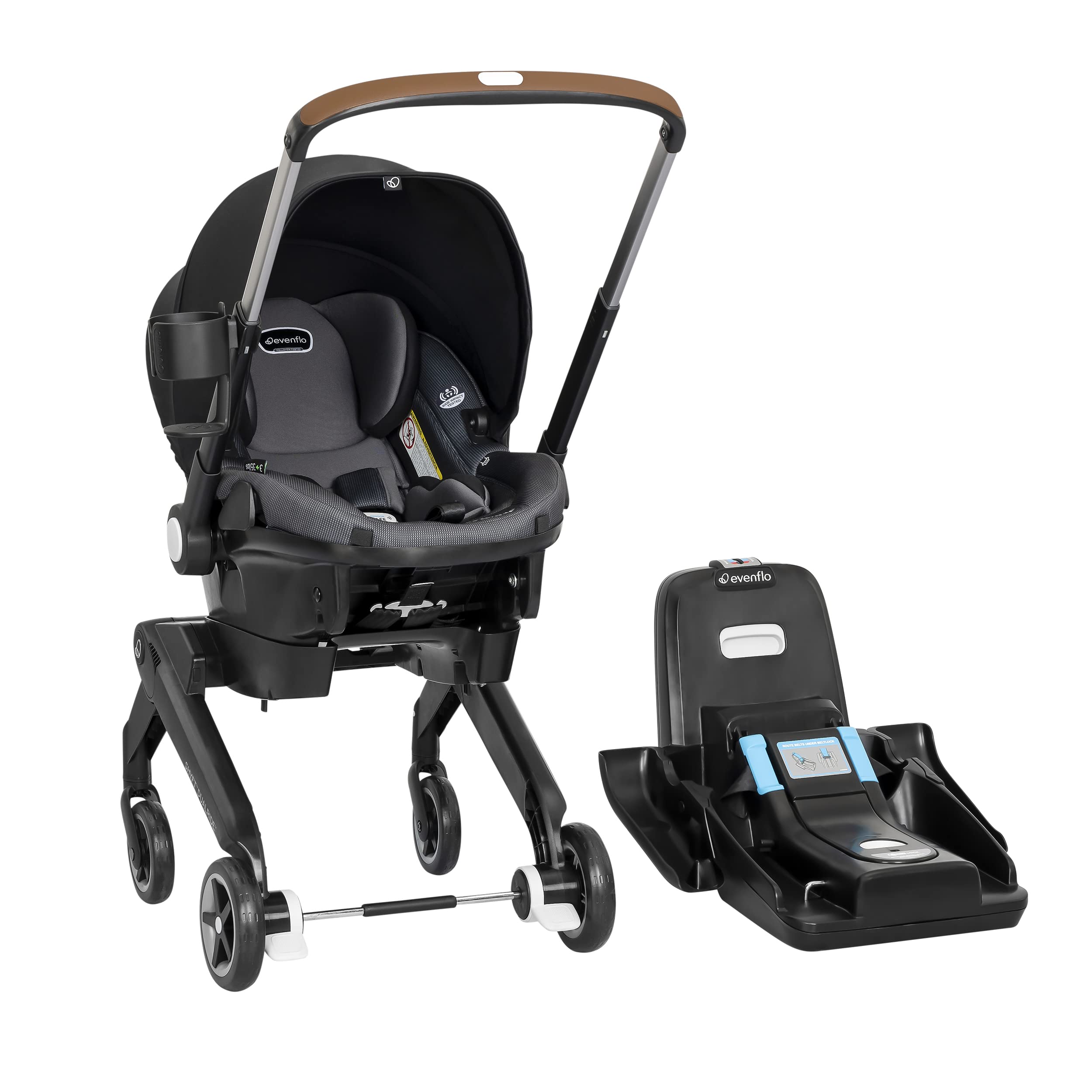 Photo 1 of Shyft DualRide with Carryall Storage Infant Car Seat and Stroller Combo (Boone Gray)