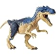 Jurassic World Dual Attack Allosaurus Dinosaurs in Medium Size with Button-activated Dual Strike Action Moves Like Tail & Head Strikes