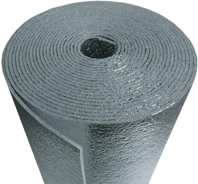 6inch x 25ft (6x25) NASATECH Reflective Foam (not Cheap Bubble) Spiral