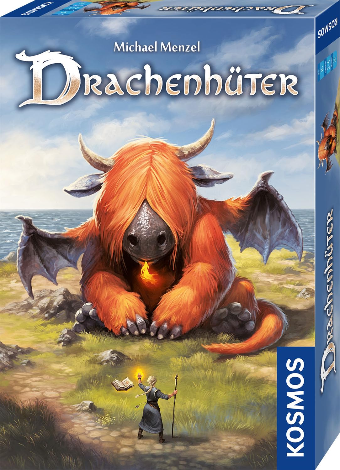 Kosmos 683757 Drachenhüter, Großes Kartenspiel für die ganze Familie ab 8 Jahren, 123 schöne, großformatige Drachenkarten, Andor Autor Michael Menzel, Brettspiel, Geschenk