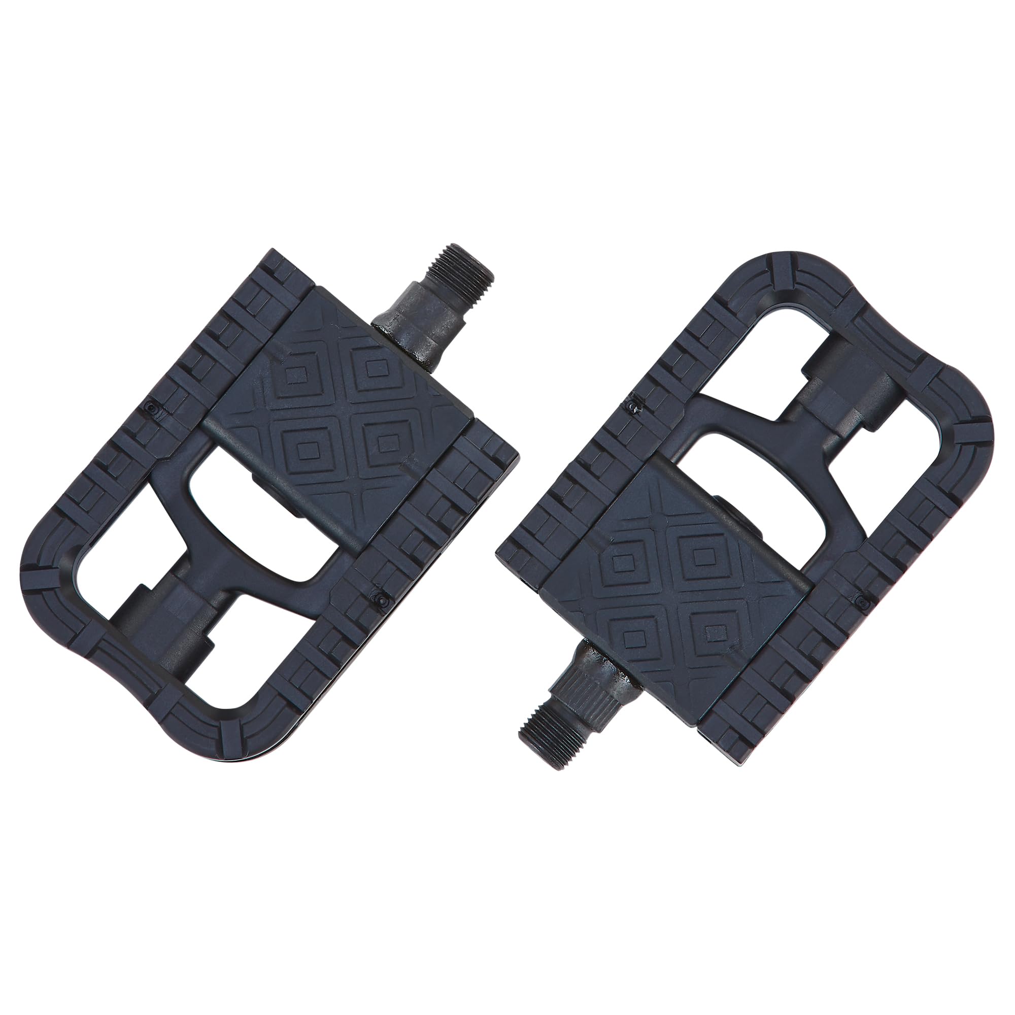 Prophete Bicycle pedals, folding pedals, foldable on both sides, non-slip tread, with reflectors, StVZO approved