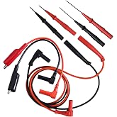 Fieldpiece ADK7 Deluxe Silicone Test Lead Kit &ndash; Professional HVAC/R Multimeter Lead Set with Gold-Plated Tips, Alligator Clip Extensions, and Extended Reach Molex Probes &ndash; High-Heat &amp; Cold-Weather