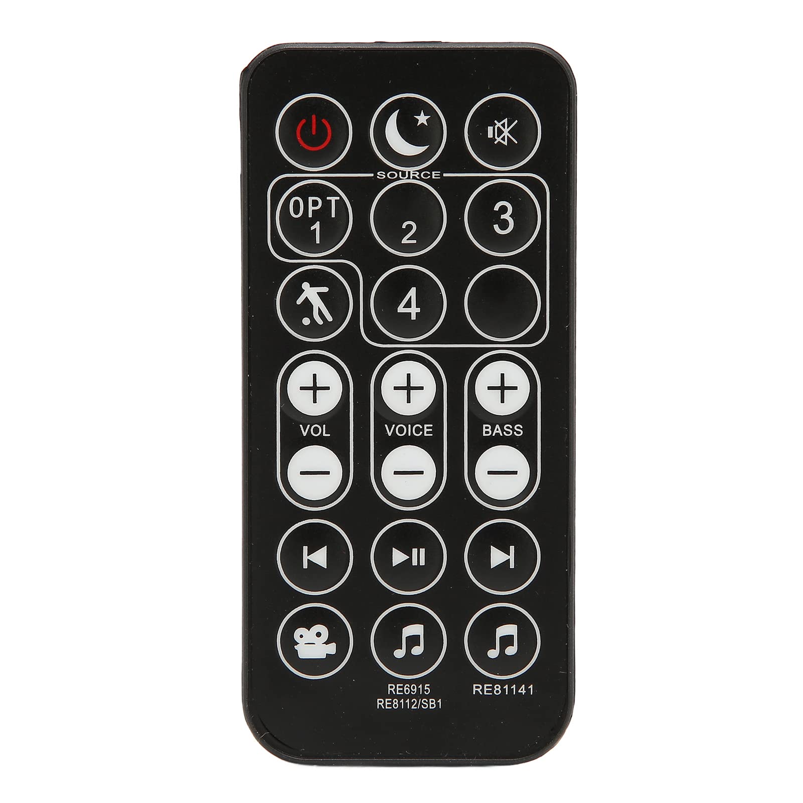 Annadue Soundbar Remote Control for Polk, Replacement Bar Speaker System Remote Control for Polk RE6915 1 RE8114 1 RE8112 1 RE69151 RTRE69151 RE81121 RTRE81121 RE81141 SB1 SB1+ OMNI SB1 OMNISB1, etc