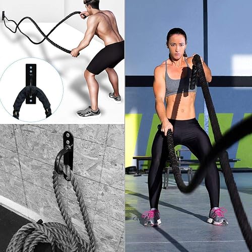 Wall Anchors Heavy Duty Wall/Ceiling Mount For Battle Ropes & Fitness ...