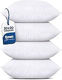 Utopia Bedding Throw Pillows (Set of 4, White), 20
