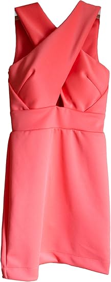 Amazon ピンク ミニワンピース ドレス お水 夜 飲み屋さん 制服 イベント 結婚式 セクシー タイト 細身 服 ファッション小物 通販