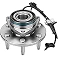 4WD ONLY Front Wheel Hub and Bearing Assembly 515036 Wheel Bearing for Cadillac Escalade, for Chevy Avalanche, Express 1500, Silverado, Suburban, Tahoe, for GMC Sierra, Yukon, Savana 6 Lugs w/ABS 1PCS