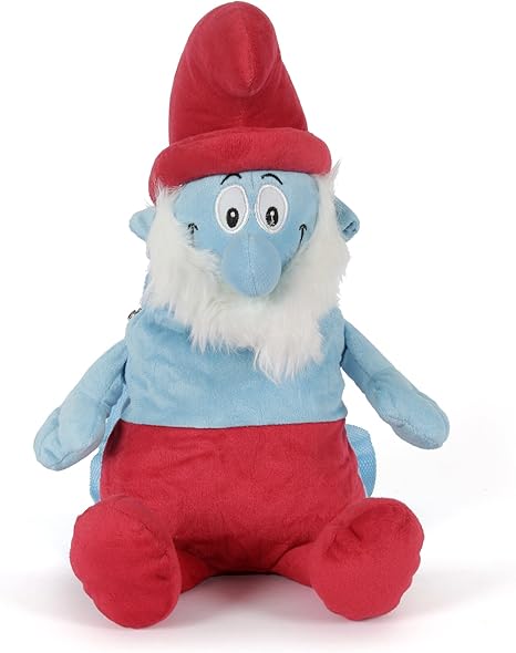 JEWEL FUEL Plush Fabric Smurf Picnic Bag for Kids (JFKDSSMRFBAG02)