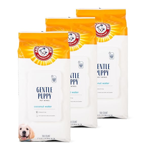 ARM & HAMMER DOG GROOMING WIPES, DEODORIZING DOG...
