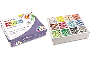 Pentel Arts Oil Pastels, 432 Piece Classroom Size Pack (PHN-12CP)