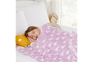 HOSUKKO Weighted Blanket - Weighted Blanket 5 lbs Purple Alpaca Heavy Blanket - Breathable Blanket(36 * 48 inches, 5 lbs)