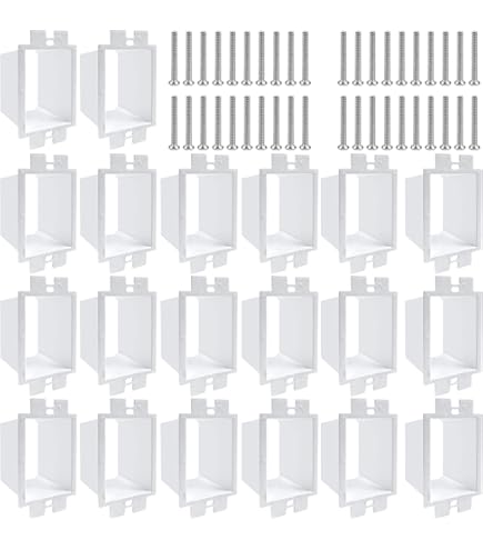 50 Pcs Electrical Outlet Spacers Box Extender Kit 14 Round Tubes - View #10