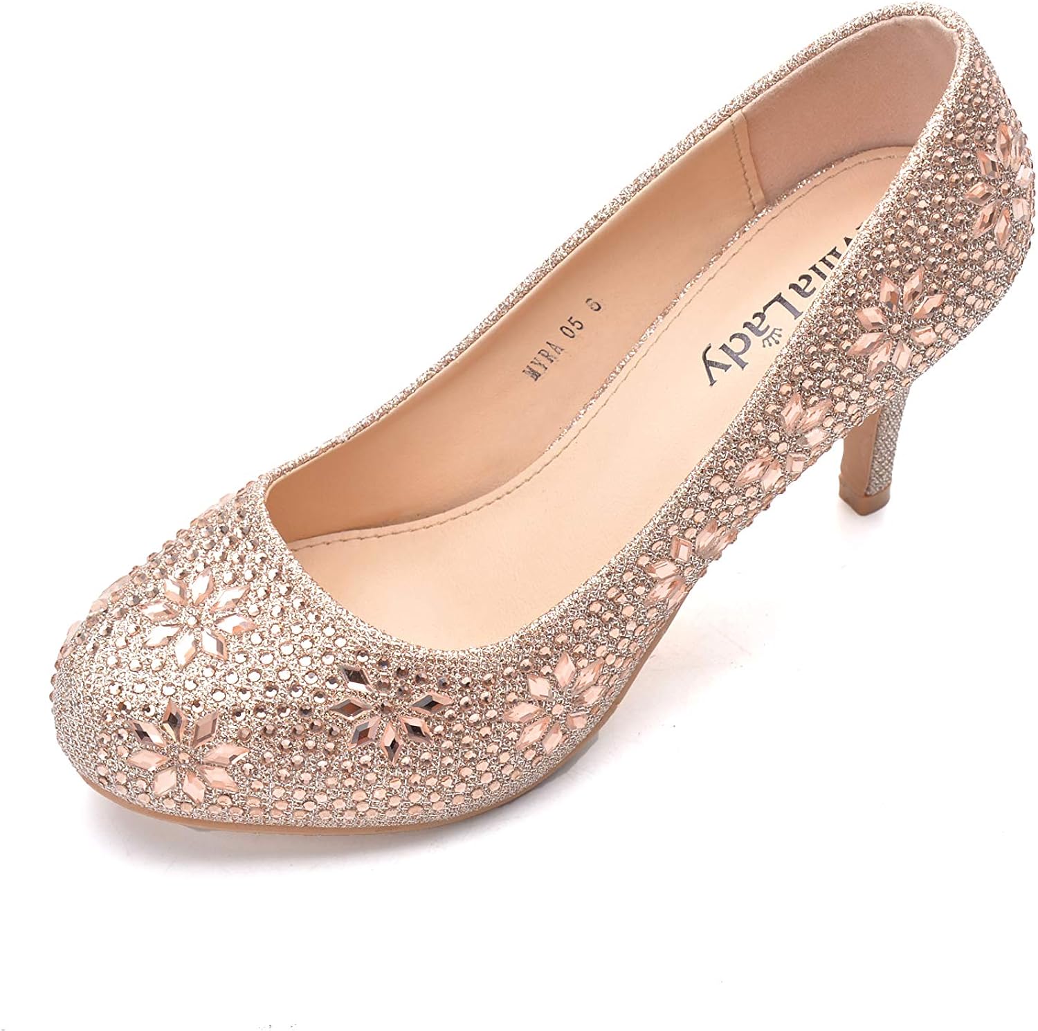 Amazon Com Mila Lady Mayra06 Princess Sparkle Crystal Gem