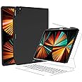 SwitchEasy CoverBuddy Case for iPad Pro 12.9" Compatible with Magic Keyboard & Smart Keyboard Folio (Keyboard Not Included) | with Pencil Holder | for 2021-2022 iPad Pro 12.9" 5th-6th Gen - Black