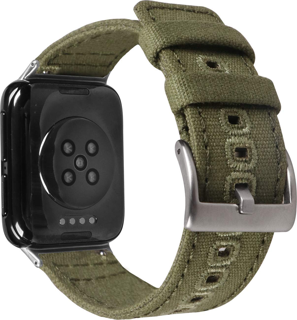 Shieranlee Compatible with Oppo watch 1 41mm strap,Soft Woven Nylon Replacement Band with Adjustable Closure