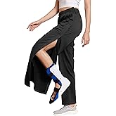 Deyeek Tear Away Pants for Women Side Full Open Sweatpants Loose Fit Casual Post Surgery Adaptive Clothing with Pockets