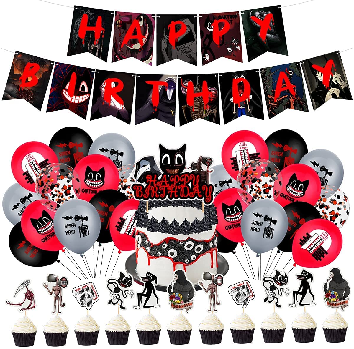 Buy Siren Head Birthday party decoration, Siren Head Party Supply