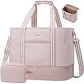 LOVEVOOK Travel Duffle Bags for Women, 45L carry on weekender bags, personal item travel with Toiletry