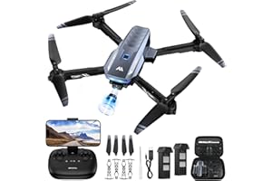 DROCON Drone with Camera for Adults ,1080P HD Adjustable WIFI FPV Drone for Kids Beginners,RC Mini Drone Toys Gifts with Altitude Hold,360°Flip ,Headless,Gestures Selfie,3 Speed Mode, 2 Batteries with Carrying Bag