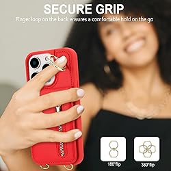 Jcxtrombulous Crossbody Wallet Case for iPhone 14