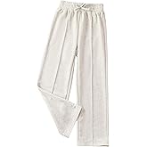 RoseSeek Girl's Jogger Swearpants High Elastic Waist Pants Casual Baggy Wide Leg Sweatpants with Pocket