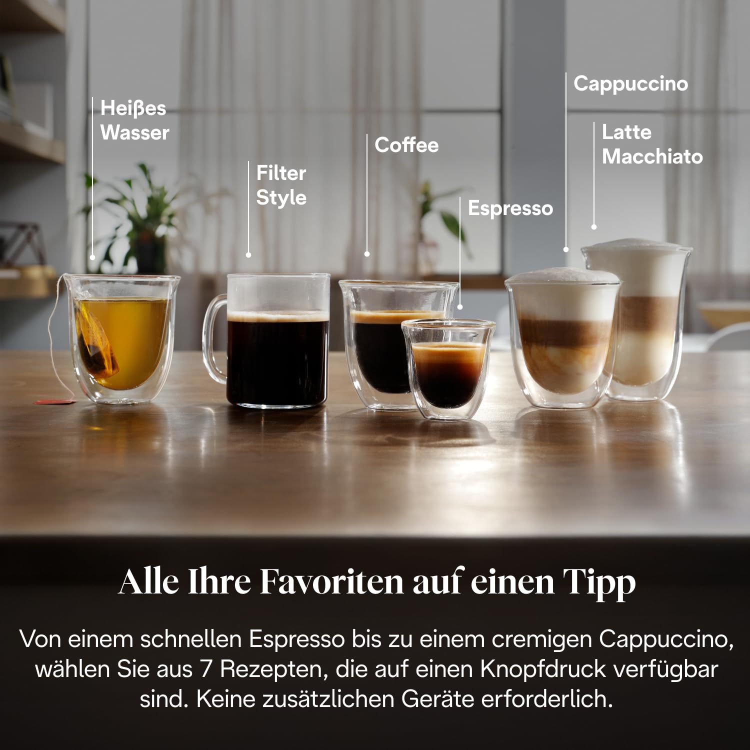 De’Longhi Magnifica Evo - Kaffeevollautomat mit Vollautomatischem cremigen Milchschaum, 7 One-Touch-Getränke, Cappuccino & Espresso, Kaffeemaschine, Soft-Touch-Bedienfeld, Silber (ECAM292.81.SB) 4