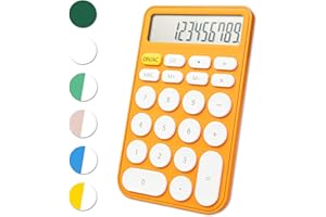VEWINGL Standard Calculator 12 Digit,Desktop Large Display and Buttons,Calculator with Large LCD Display for Office,School, Home & Business Use,Automatic Sleep,with Battery