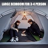 Portal 4 Person Tent with Porch 4000mm Waterproof Dome Camping Tent view 7
