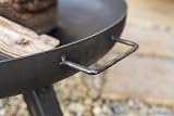La Hacienda Pittsburgh Medium Firepit Industrial Steel 85cm Wide 33cm Deep view 6