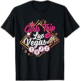 Womens Girls Trip Vegas 2025 Girls Weekend Friends Matching T-Shirt
